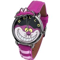 Alice im Wunderland - Disney Armbanduhren - Grinsekatze - für Damen - pink  - Lizenzierter Fanartikel von Alice im Wunderland