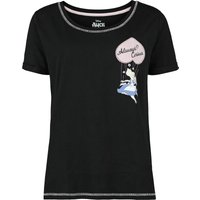 Alice im Wunderland - Disney T-Shirt - Always Curious - S bis XXL - für Damen - Größe S - schwarz  - EMP exklusives Merchandise! von Alice im Wunderland