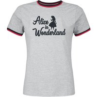 Alice im Wunderland - Disney T-Shirt - Logo - S bis XXL - für Damen - Größe M - multicolor  - Lizenzierter Fanartikel von Alice im Wunderland