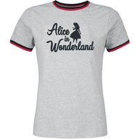 Alice im Wunderland - Disney T-Shirt - Logo - S bis XXL - für Damen - Größe XL - multicolor  - Lizenzierter Fanartikel von Alice im Wunderland