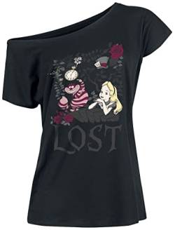 Alice im Wunderland Lost in Wonderland Frauen T-Shirt schwarz L von Alice im Wunderland