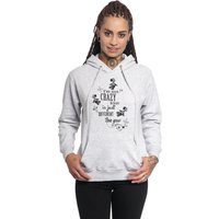 Alice im Wunderland I'm Not Crazy Damen Kapuzensweatshirt schwarz von Alice in Wonderland