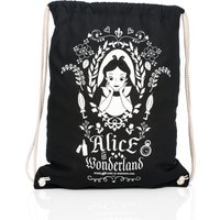 Alice im Wunderland Mirror black  Gymbag schwarz von Alice in Wonderland