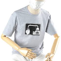 Alien Workshop Unisex-Erwachsene Regierung Brainwash T-Shirt, Meliert, grau, L von Alien Workshop