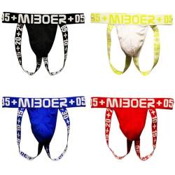 Alienjoy Herren Jockstrap String Tanga Sexy Unterwäsche Baumwolle Männer Slips Thong G-Strings Sport Jock Strap Unterhosen von Alienjoy