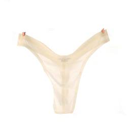 Alienjoy Herren String Tanga Sexy Unterwäsche Männer Low Rise G-String Ice Silk Slips Glatt Nahtlos Durchsichtig Thong Unterhosen von Alienjoy