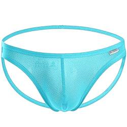 Alienjoy Männer Jockstrap Sexy Unterwäsche Mesh Atmungsaktive Athletische Supporter Jock Straps Leichtgewicht Brief von Alienjoy