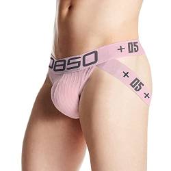 Herren Jockstrap Sexy Unterwäsche String Tanga für Herren Männer Slips Hot Thong Baumwolle Low-Rise G-Strings Sport Jock Strap Unterhosen von Alienjoy