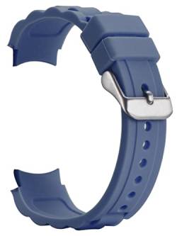 Alienwork Uhrenarmband Silikon-Armband Marineblau Silikon Leicht Weich Wasserdicht von Alienwork