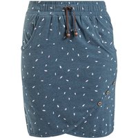 Alife and Kickin Kurzer Rock - LucyAK B Short Skirt - XS bis XL - für Damen - Größe L - blau von Alife and Kickin