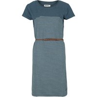 Alife and Kickin Kurzes Kleid - ClarinaAK Z Shirt Dress - XS bis XL - für Damen - Größe L - blau von Alife and Kickin