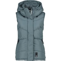 Alife and Kickin Weste - JunisAK A Short Vest - XS bis M - für Damen - Größe XS - grau von Alife and Kickin