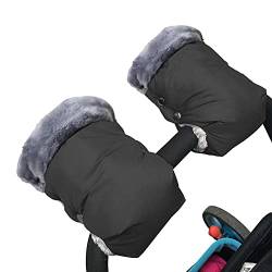 Alihoo Kinderwagen Handwärmer, 1 Paar Kinderwagen Handmuff Warme Handschuhe für Eltern Betreuer Kutsche Handmuffs Kinderwagen,Buggy von Alihoo