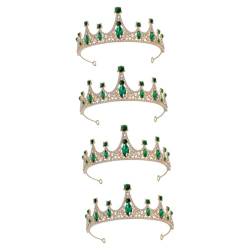 Alipis 4 Stück Tiara kleines Kronen-Stirnband Prinzessinnenkrone für Mädchen elegant christmas mädchenhafte Geschenke Stirnbänder für Damen Kronen-Stirnband für Mädchen Kinderkrone Frau von Alipis