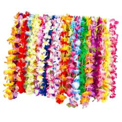 Alipis 72 Stk Strandparty-Dekorationen Halskette mit hawaiianischen Blumen Sommerhalsketten hawaii party dekoration hawaii accessoires Girlande Ornament hawaiianische Blumenkette Mini von Alipis