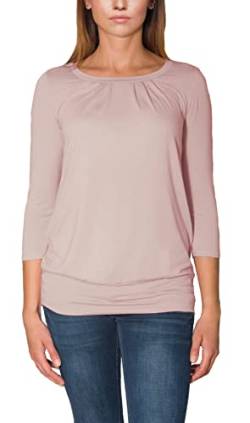Alkato Damen Viskose Shirt 3/4 Arm Longshirt Top, Farbe: Altrosa, Größe: S von Alkato