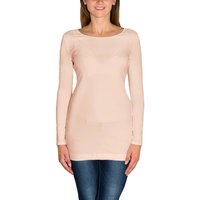 Alkato Langarmshirt Alkato Damen Langarm Longshirt Langarmshirt Tunika Basic Shirt von Alkato