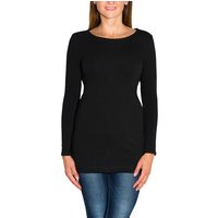 Alkato Langarmshirt Alkato Damen Langarm Longshirt Langarmshirt Tunika Basic Shirt von Alkato