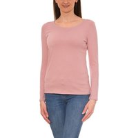 Alkato Longshirt Alkato Damen Langarm Shirt mit O-Ausschnitt von Alkato