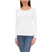 Alkato Longshirt Alkato Damen Langarm Shirt mit O-Ausschnitt von Alkato