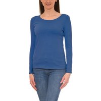 Alkato Longshirt Alkato Damen Langarm Shirt mit O-Ausschnitt von Alkato