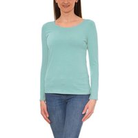 Alkato Longshirt Alkato Damen Langarm Shirt mit O-Ausschnitt von Alkato