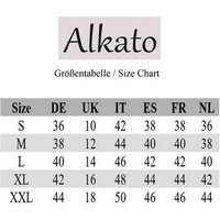 Alkato Longshirt Alkato Damen Shirt 3/4 Arm mit Rundhals von Alkato