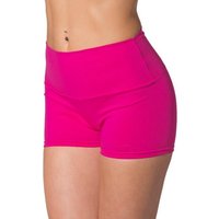 Alkato Yogashorts Alkato Damen Shorts mit Hohem Bund Hotpants Radlerhose Long Shorts von Alkato