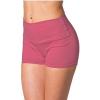 Alkato Yogashorts Alkato Damen Shorts mit Hohem Bund Hotpants Radlerhose Long Shorts von Alkato