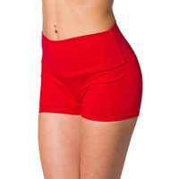 Alkato Yogashorts Alkato Damen Shorts mit Hohem Bund Hotpants Radlerhose Long Shorts von Alkato