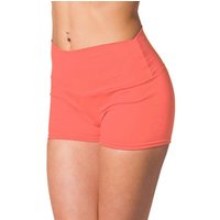 Alkato Yogashorts Alkato Damen Shorts mit Hohem Bund Hotpants Radlerhose Long Shorts von Alkato