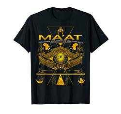 Ägyptische Göttin MA'AT MAAT Heilige Geometrie Wissenschaft T-Shirt von Alkebulan Dynasty Co.