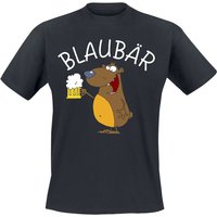 Alkohol & Party T-Shirt - Blaubär - M bis 3XL - für Männer - Größe 3XL - schwarz von Alkohol & Party