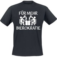 Alkohol & Party T-Shirt - Für mehr Bierokratie - M bis 3XL - für Männer - Größe L - schwarz von Alkohol & Party