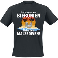 Alkohol & Party T-Shirt - Ich komme aus Bierkonien - M bis 5XL - für Männer - Größe 4XL - schwarz von Alkohol & Party