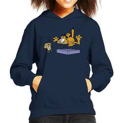 All+Every Garfield Alarm Clock Wake Up Kid's Hooded Sweatshirt von All+Every