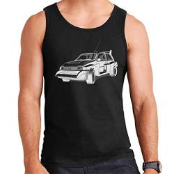 All+Every MG Metro 6R4 Black and White British Motor Heritage Men's Vest von All+Every