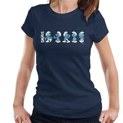 All+Every The Smurfs Character Actions Montage Women's T-Shirt von All+Every