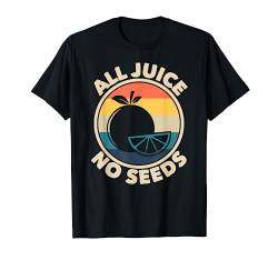 All Juice No Seeds Retro Herren Vasektomie Geschenk Vasektomie T-Shirt von All Juice No Seeds Vasectomy Gift Co.