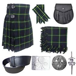 Kilt-Outfit-Angebot für Herren - 8 Artikel im Kilt-Angebot I Kilts (36, Gordon Tartan) von All Kilts Sports