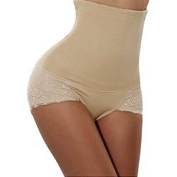 All Shapes of Beauty Miederhose mit Spitze (Beige, 2XL) von All Shapes of Beauty