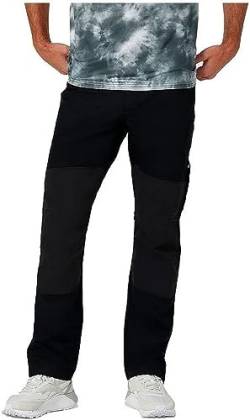 ALL TERRAIN GEAR x Wrangler Men's Reinforced Softshell Pants, Black, W42 / L32 von All Terrain Gear by Wrangler