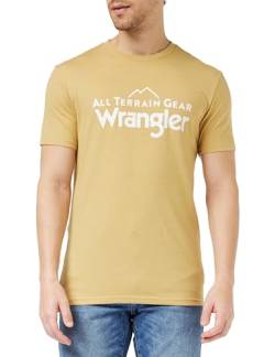 All Terrain Gear by Wrangler Herren Logo Tee T-Shirt, Antelope, XL EU von All Terrain Gear by Wrangler