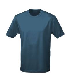 Just Cool - Atmungsaktives und schweißhemmendes T-Shirt, Airforce Blue, XL von All We Do Is