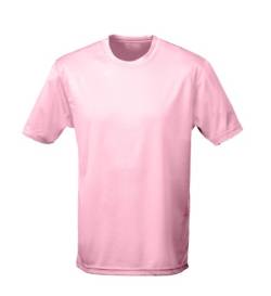 Just Cool - Atmungsaktives und schweißhemmendes T-Shirt, Baby Pink, XL von All We Do Is
