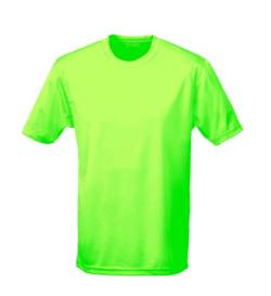 Just Cool - Atmungsaktives und schweißhemmendes T-Shirt, Electric Green, L von All We Do Is