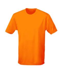 Just Cool - Atmungsaktives und schweißhemmendes T-Shirt, Orange Crush, M von All We Do Is