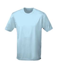 Just Cool - Atmungsaktives und schweißhemmendes T-Shirt, Sky Blue, XXL von All We Do Is