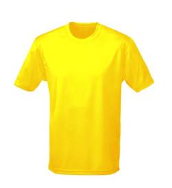 Just Cool - Atmungsaktives und schweißhemmendes T-Shirt, Sun Yellow, M von All We Do Is