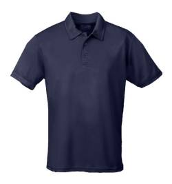 Just Cool - Performance Polo Shirt, atmungsaktiv, navyblau, Gr.4XL von All We Do Is